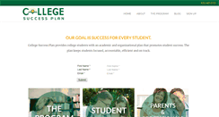 Desktop Screenshot of collegesuccessplan.com